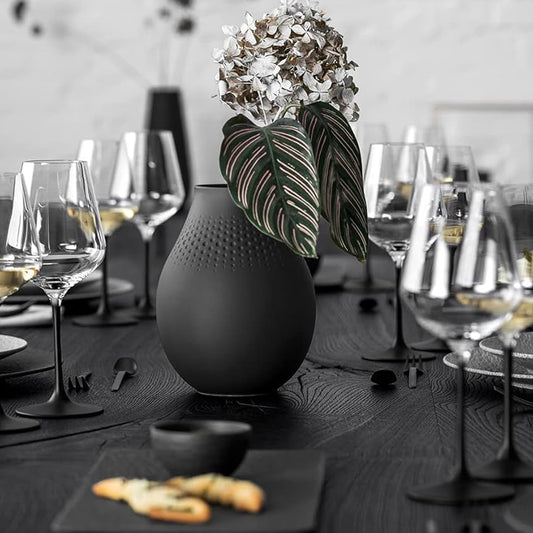 Villeroy & Boch Manufacture Collier Vaas Perle Noir Medium