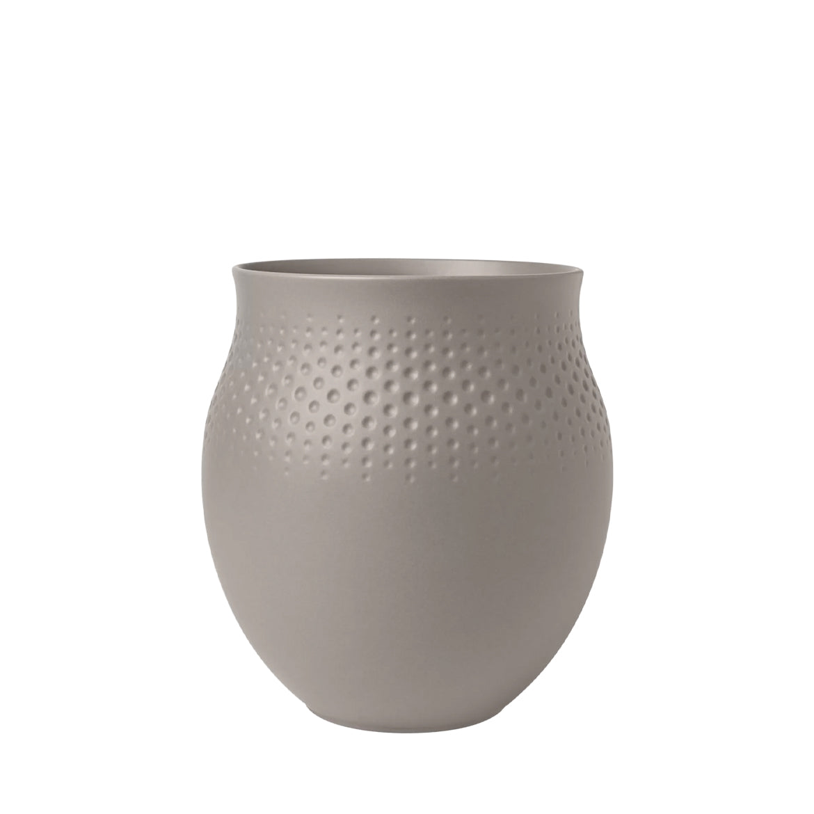 Villeroy & Boch Manufacture Collier Vaas Perle Taupe Large