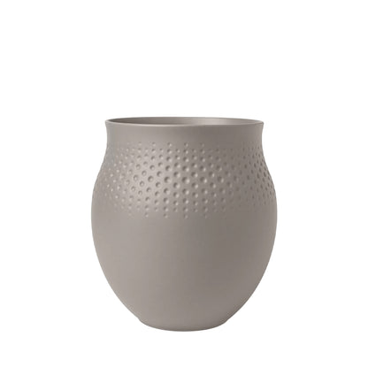 Villeroy & Boch Manufacture Collier Vaas Perle Taupe Large