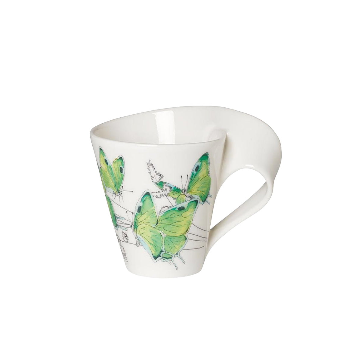Villeroy & Boch New Wave Caffè Beker Vlinder Groen