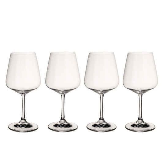 Villeroy & Boch Ovid Rood Wijnglas 4 Stuks