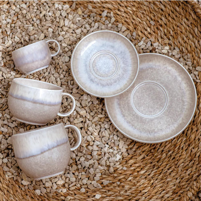 Villeroy & Boch Perlemor Sand Espresso Schotel 12 cm