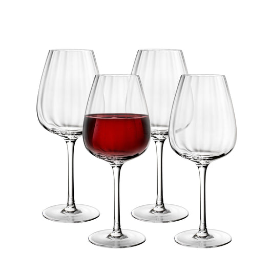 Villeroy & Boch Rose Garden Rood Wijnglas 4 Stuks