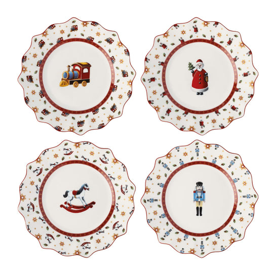 Villeroy & Boch Toy's Delight Anniversary Bord 24 cm 4 Stuks