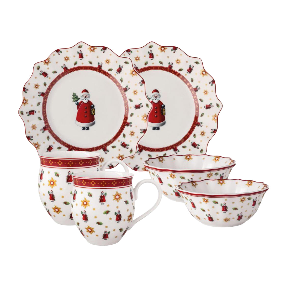 Villeroy & Boch Toy's Delight Ontbijtset Kerstman 6-Delig