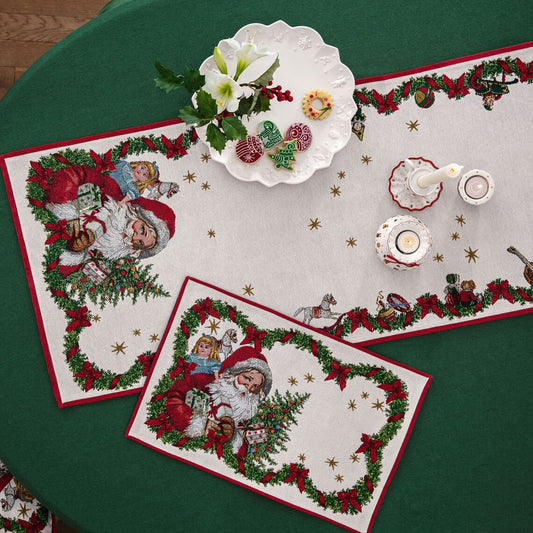 Villeroy & Boch Toy's Fantasy Tafelloper Gobelin Kerstman 49 X 143 cm