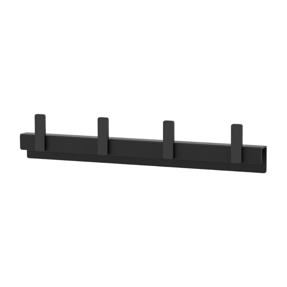 Zack Potes Handdoekstang Zwart 24 cm