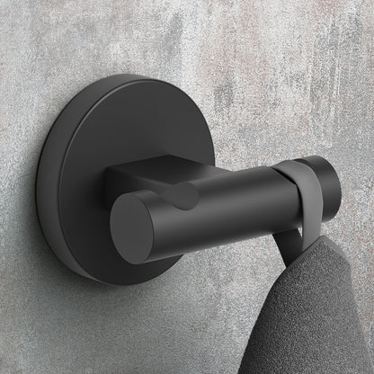 Zack Scala Handtuchhaken Doppel Schwarz