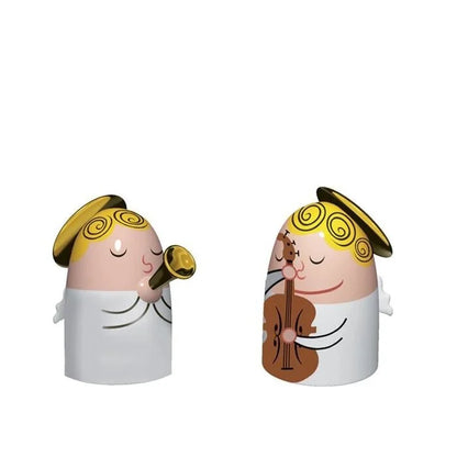 Alessi Kerstfiguren Angels Band Gitarist Trompettist