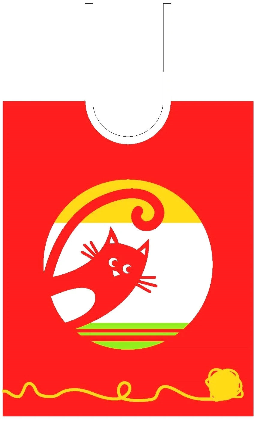 De Witte Lietaer Slabbetje Poes Rood Los