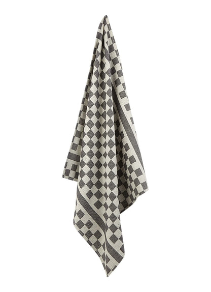 De Witte Lietaer Theedoek Groom Zwart 65X70