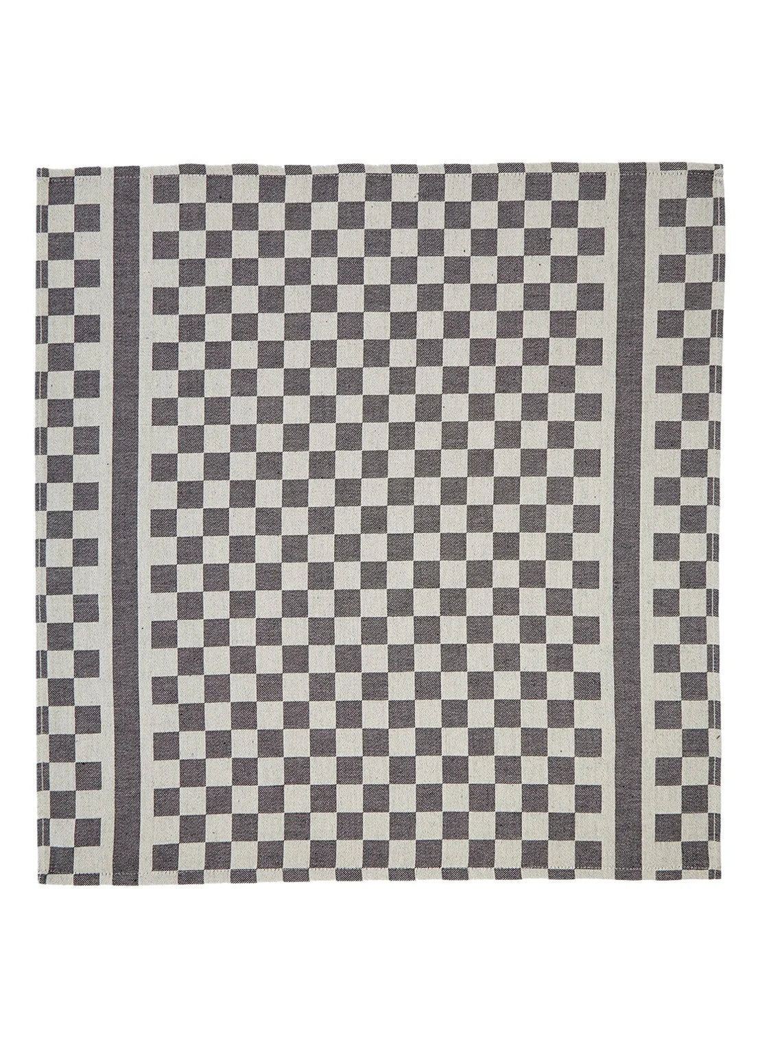 De Witte Lietaer Theedoek Groom Zwart 65X70