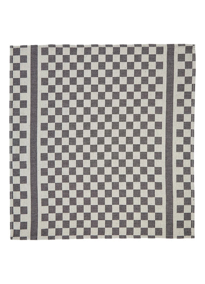 De Witte Lietaer Theedoek Groom Zwart 65X70