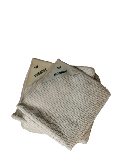 Klud Wafel Vaatdoekjes Almond 7 Stuks