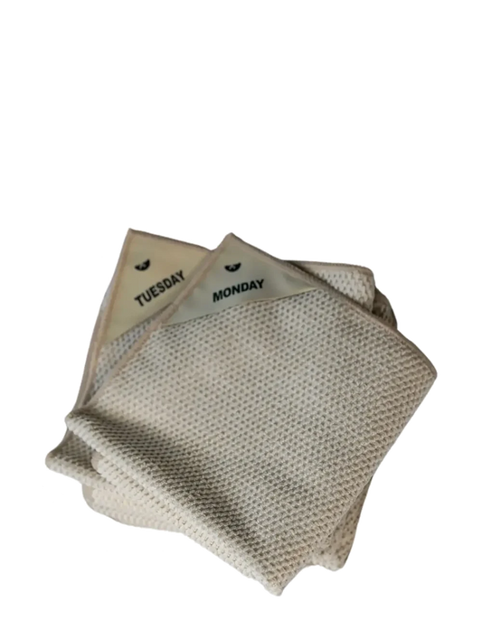 Klud Wafel Vaatdoekjes Almond 7 Stuks