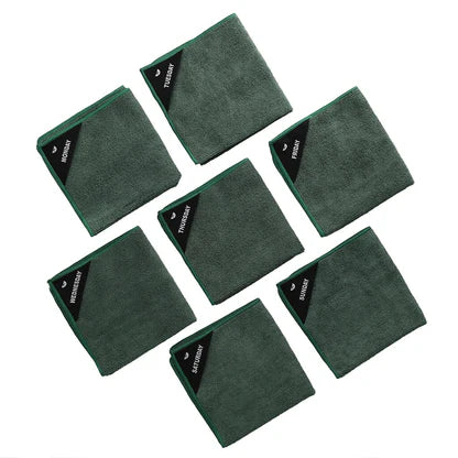 Klud Microvezel Vaatdoekjesset Groen 7 Stuks
