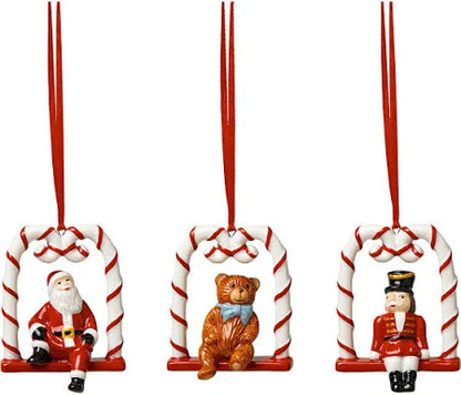 Villeroy & Boch Nostalgic Ornaments Schommelpaard 3 Stuks