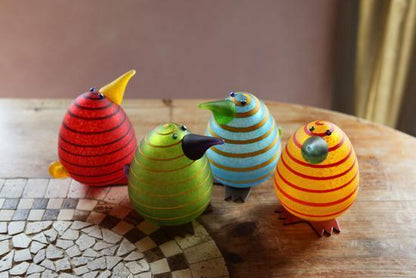 Borowski Kiwi Egg Glasobject Geel