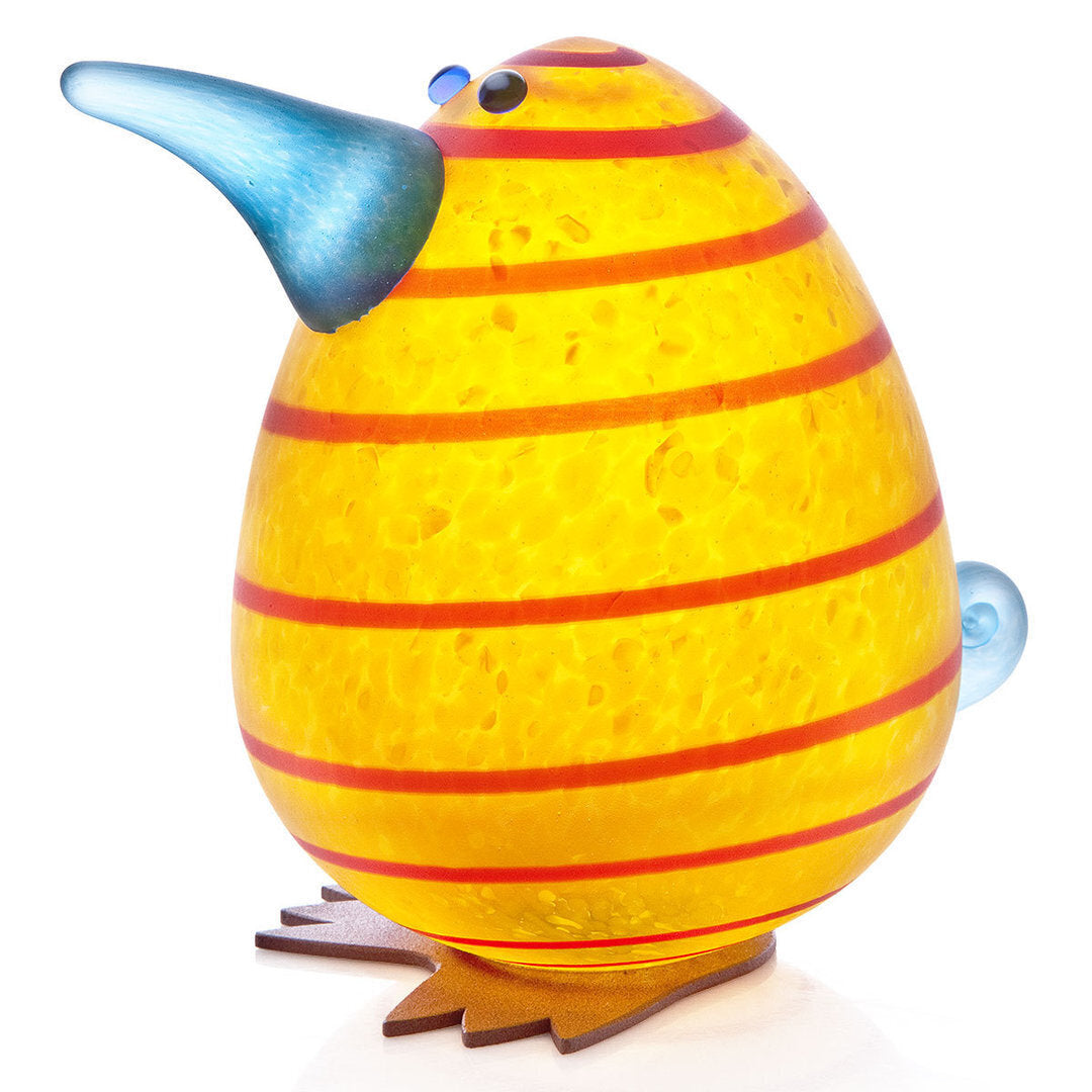 Borowski Kiwi Egg Glasobject Geel