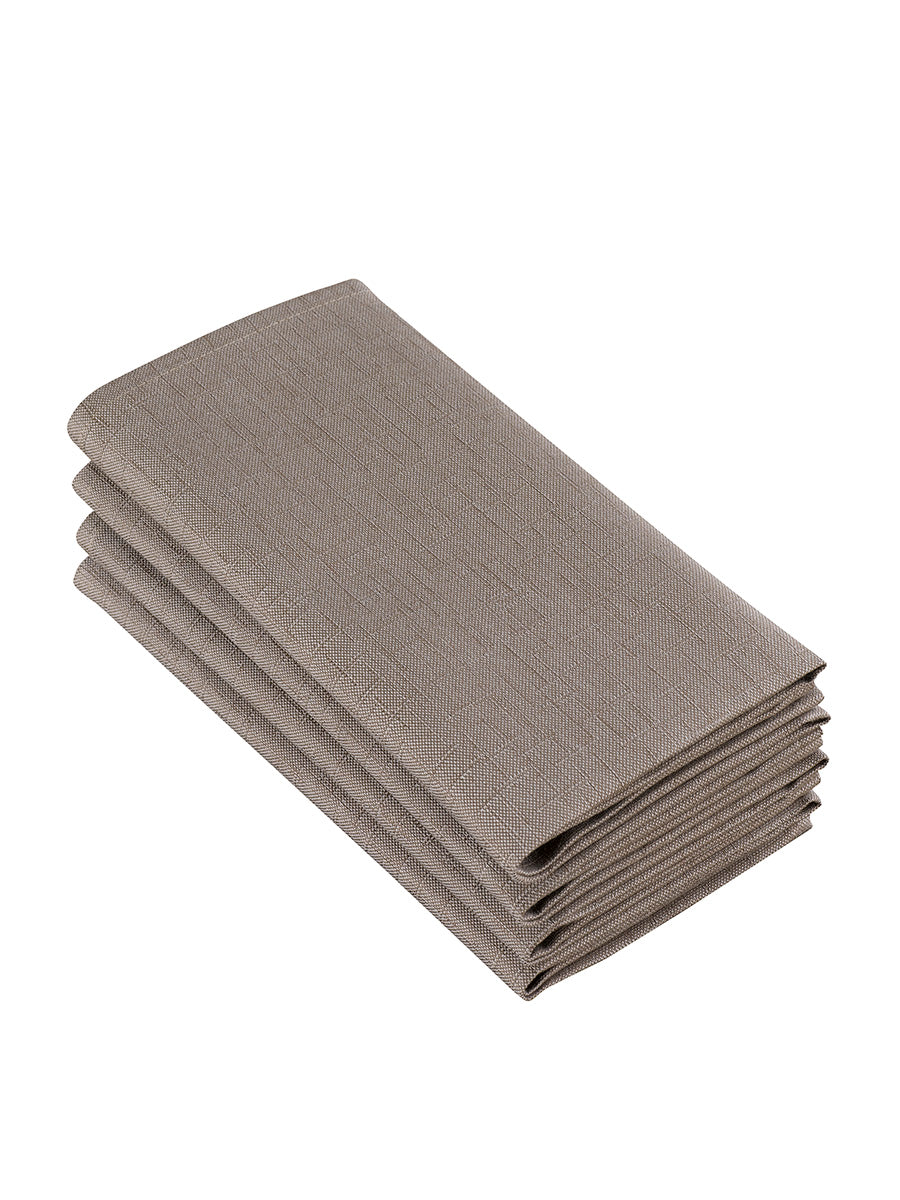 De Witte Lietaer Sonora Servet Ash 50 x 50 cm 4 Stuks