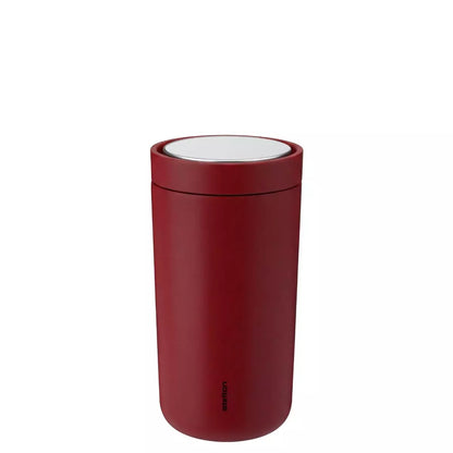Stelton To Go CliCk Thermosbeker Soft Cherry Red 0,2 L