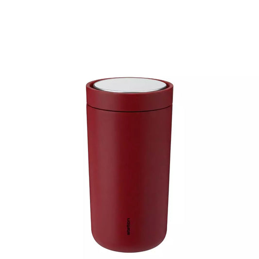 Stelton To Go CliCk Thermosbeker Soft Cherry Red 0,2 L