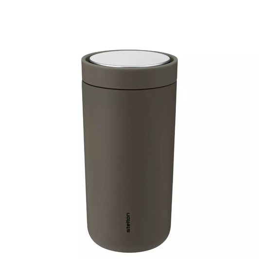 Stelton To Go CliCk Thermosbeker Soft Bark 0,4 L