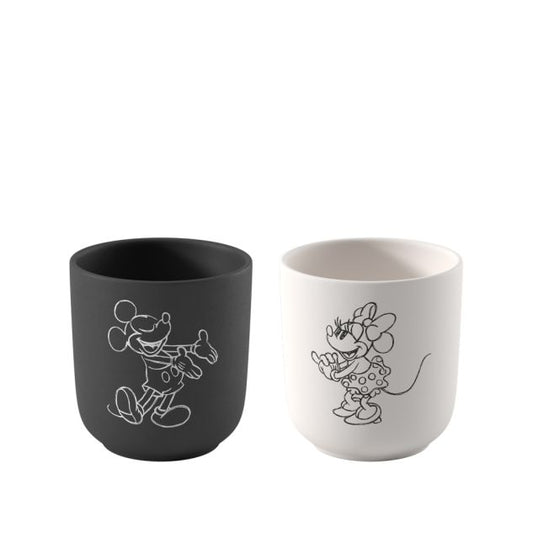 Villeroy & Boch Manufacture Rock Mickey Mouse Beker Set 2-Delig