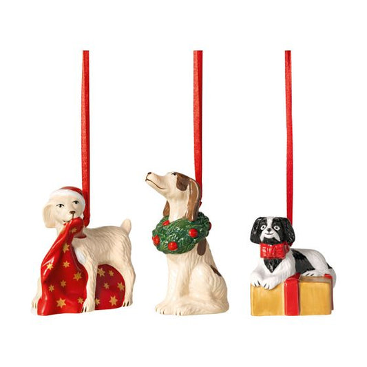 Villeroy & Boch Nostalgic Ornaments Hondjes 3 Stuks