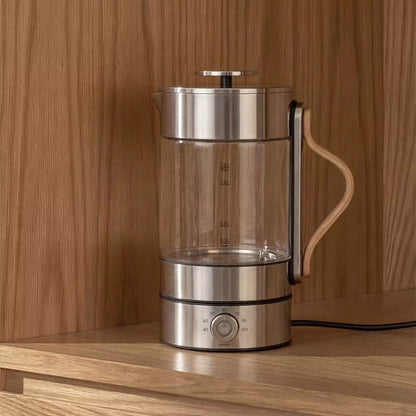 Stelton Emma Waterkoker RVS/Transparant 1,2 L met Temperatuurregelaar